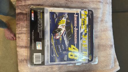 Jimmy Johnson premium two sided 3 x 5 flag license product