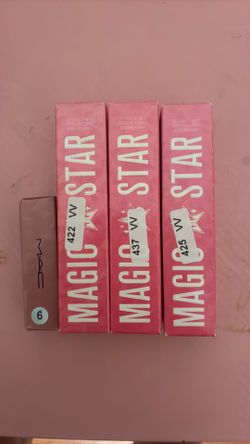 Jeffree star Magic star, concealers, and Mac lipstick