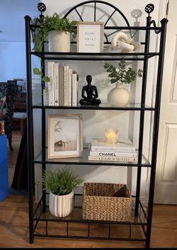 Shelf- Glass & Metal