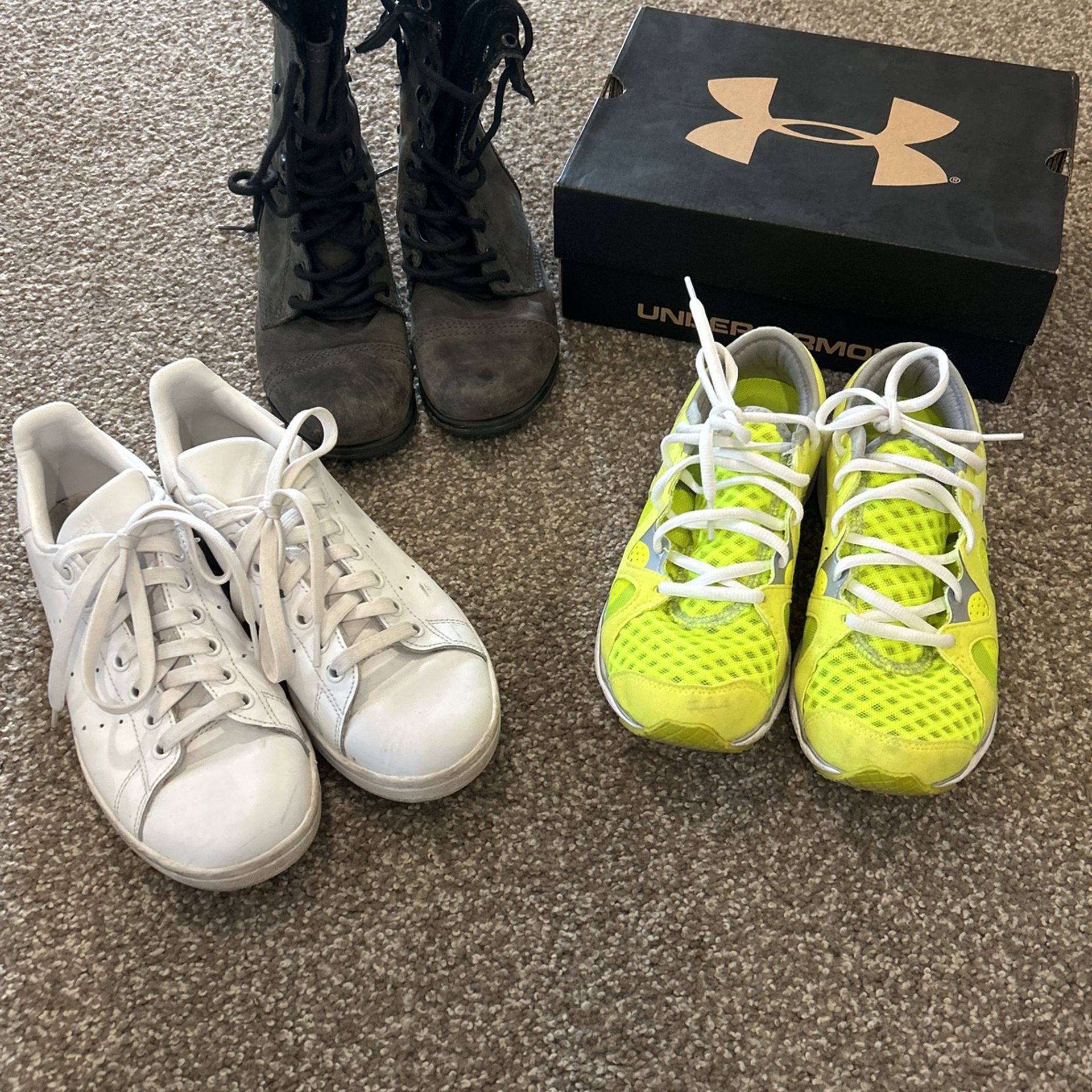 Under Armour, Adidas, Steve Madden Size 6