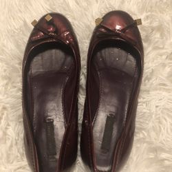 END OF YEAR SALE - Louis Vuitton Patented Flats Sz 37 $230 Oboq