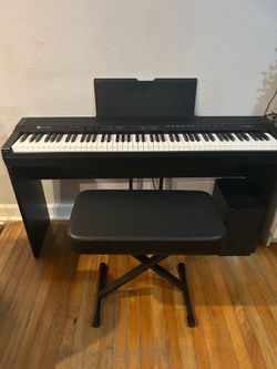 piano and chair