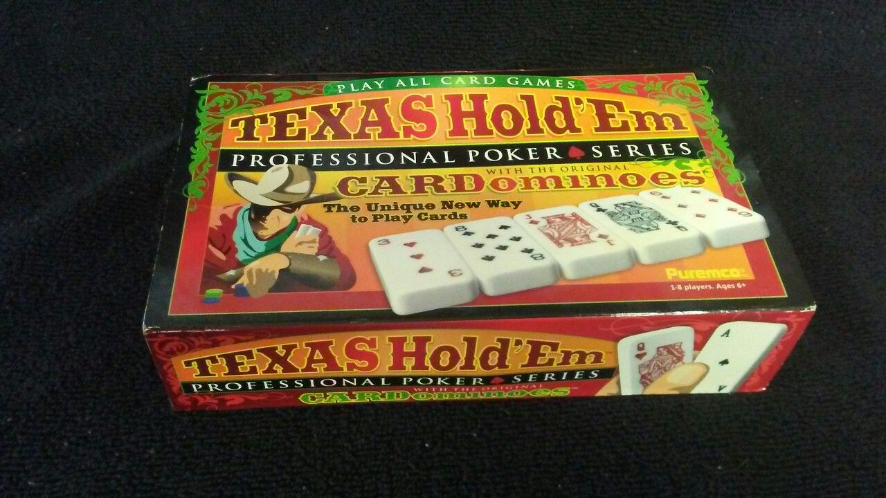 PUREMCO TEXAS HOLD EM’ CARDOMINOES - RULES TO 15 GAMES, UP TO 8 PLAYERS