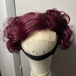 Burgundy Short Bouncy 