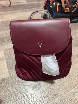 Vanessa Williams burgundy backpack bag