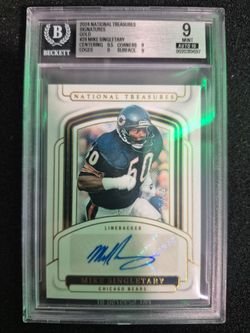 MIKE SINGLETARY AUTOGRAPHED CARD
