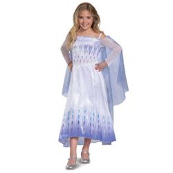 Brand New  Snow Queen Elsa Deluxe Costume Size M (7/8)