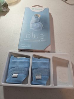 Owlet blue assessors fabric socks