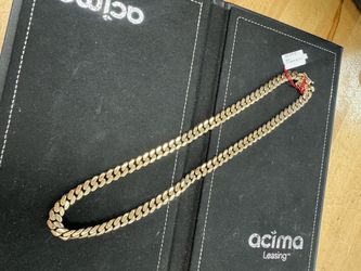 10k  Gold Cuban Link Chain Necklace
