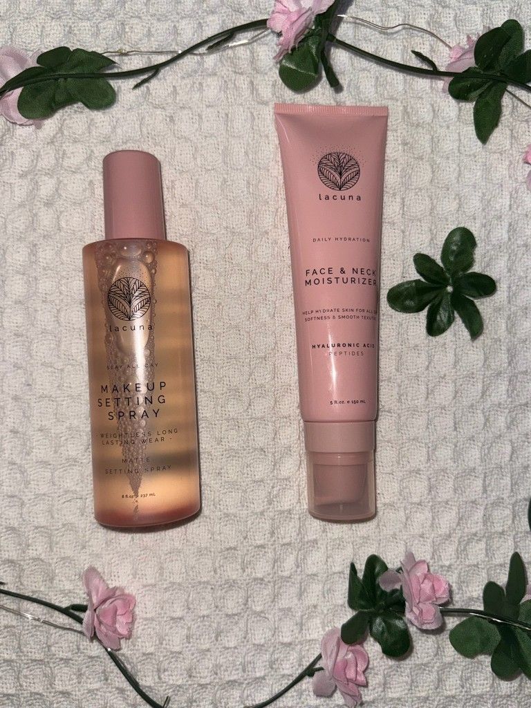 Lacuna Face & Neck Moisturizer, And Setting Spray Set