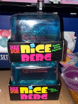 Nee Doh Nice Berg Super Solid Squish Toy (x2)