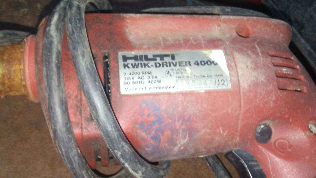 Hilti quick driver 4000