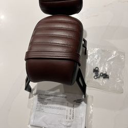 Indian Motorcycle Scout Bobber Leather Passenger Seat OEM