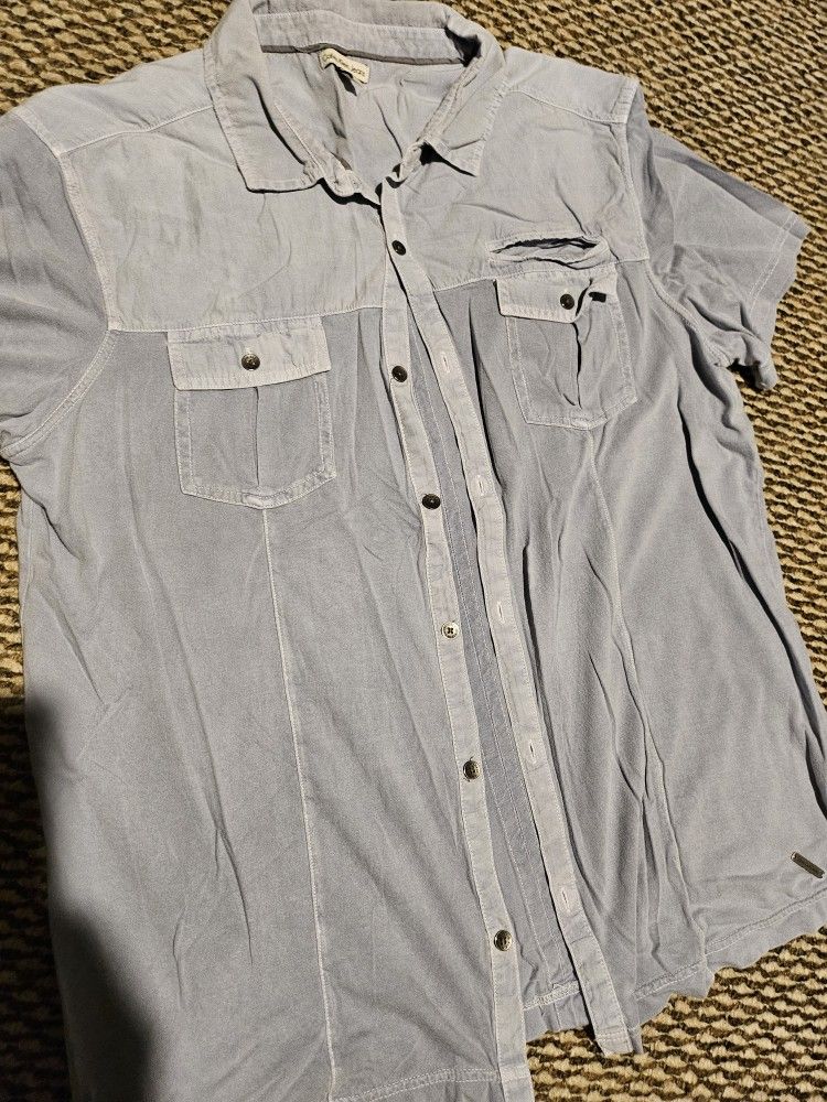 Calvin Klein Short Sleeve Button Up