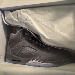 Jordan 5 Wolf Grey Sz8