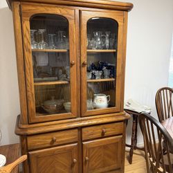 Oak China Cabinet