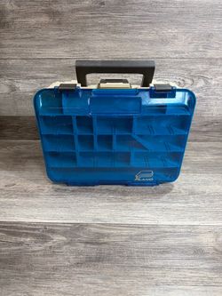 Plano 1349 Two Level Magnum 3449 Fishing Tackle Box Sandstone Beige / Blue