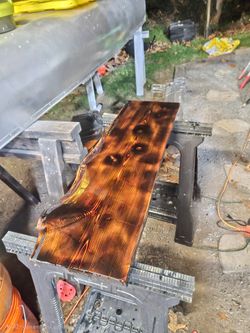 Cedar shelving