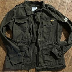 Old Navy Olive Jean Jacket 