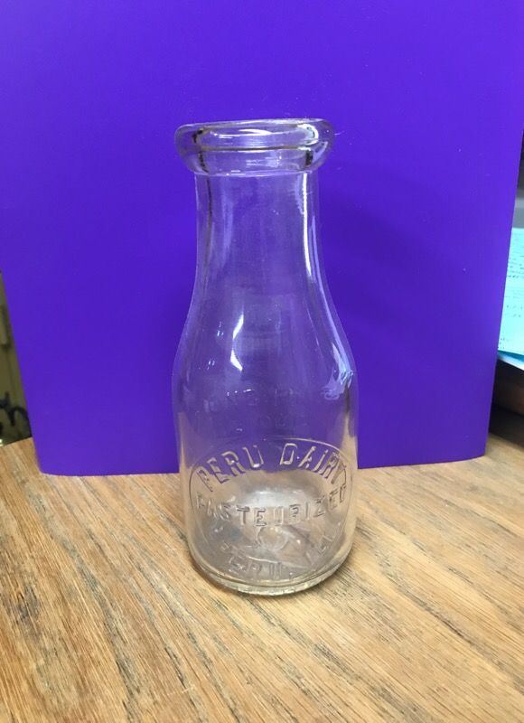 Antique 1 pint milk bottle