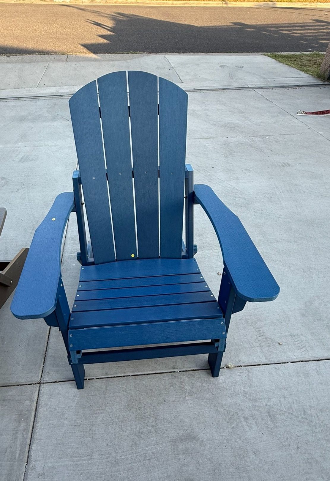 Adirondack Chair With Ottoman