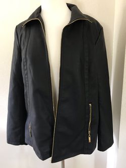 Ellen Tracy Faux leather jacket