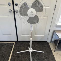 Brand New White Pedestal Fan Oscillating 16 Inch Whole Room Stand Fan