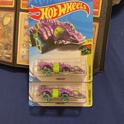 Hot wheels MISSING WHEEL Dino rides Gangster SEALED