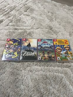 4 nintendo switch games
