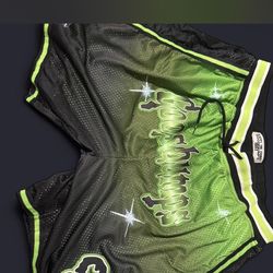 BRAND NEW!!✅✅Slappy the dummy X goosebumps Green and black shorts Size: 3XL