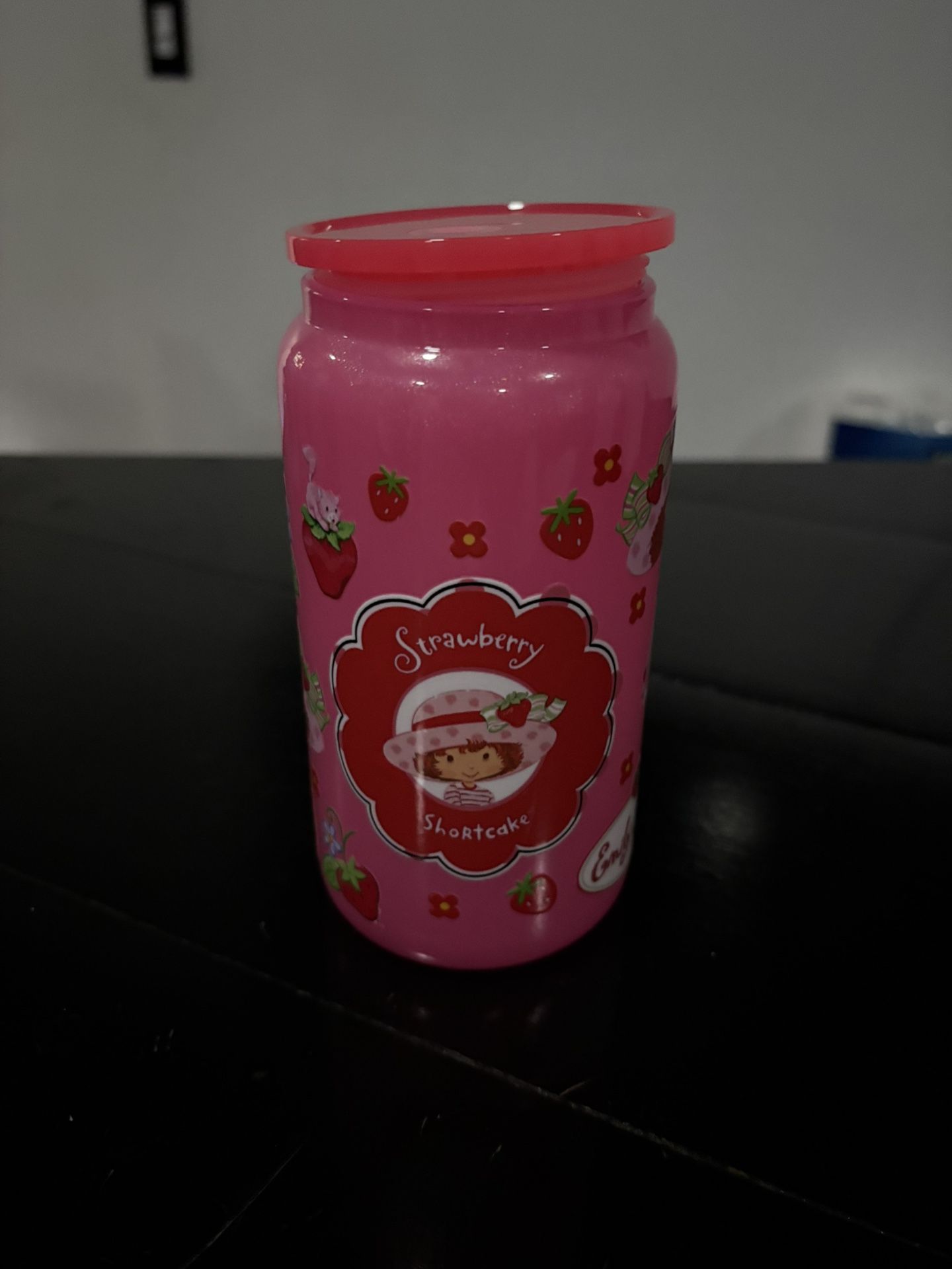 Pink Strawberry Shortcake 16 Oz Cup