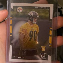 2017 Donruss #372 T.J. Watt RC Rookie Pittsburgh Steelers