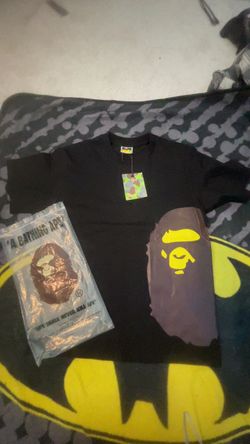Brown bape tee size small