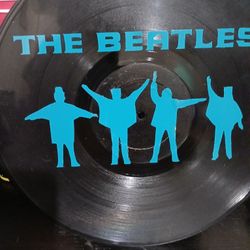 Handmade The Beatles Vinyl Wall Art 