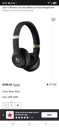 Beats
By Dre Solo 4 Wireless (new in box)