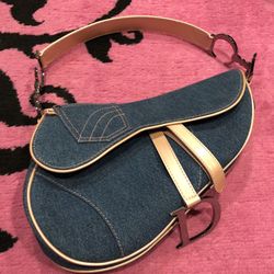 Dior Saddle Blue Denim