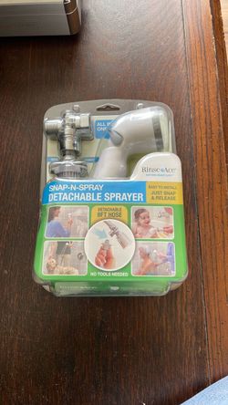 Rinse Ace Snap-N-Spray Detachable Shower Sprayer