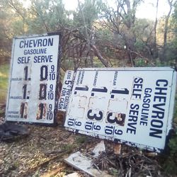 Cheveron Gas Price Signage