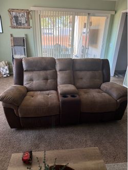 Recliner sofa/recliner loveseat