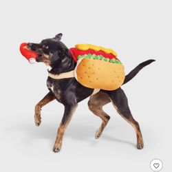 Dog Hot Dog Costume Size Med And Large