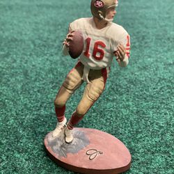 Joe Montana passing perfection figurine  (Move Out Sale) 