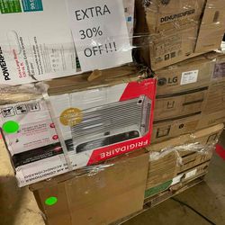 Pallet of in Wall AC UNIT
