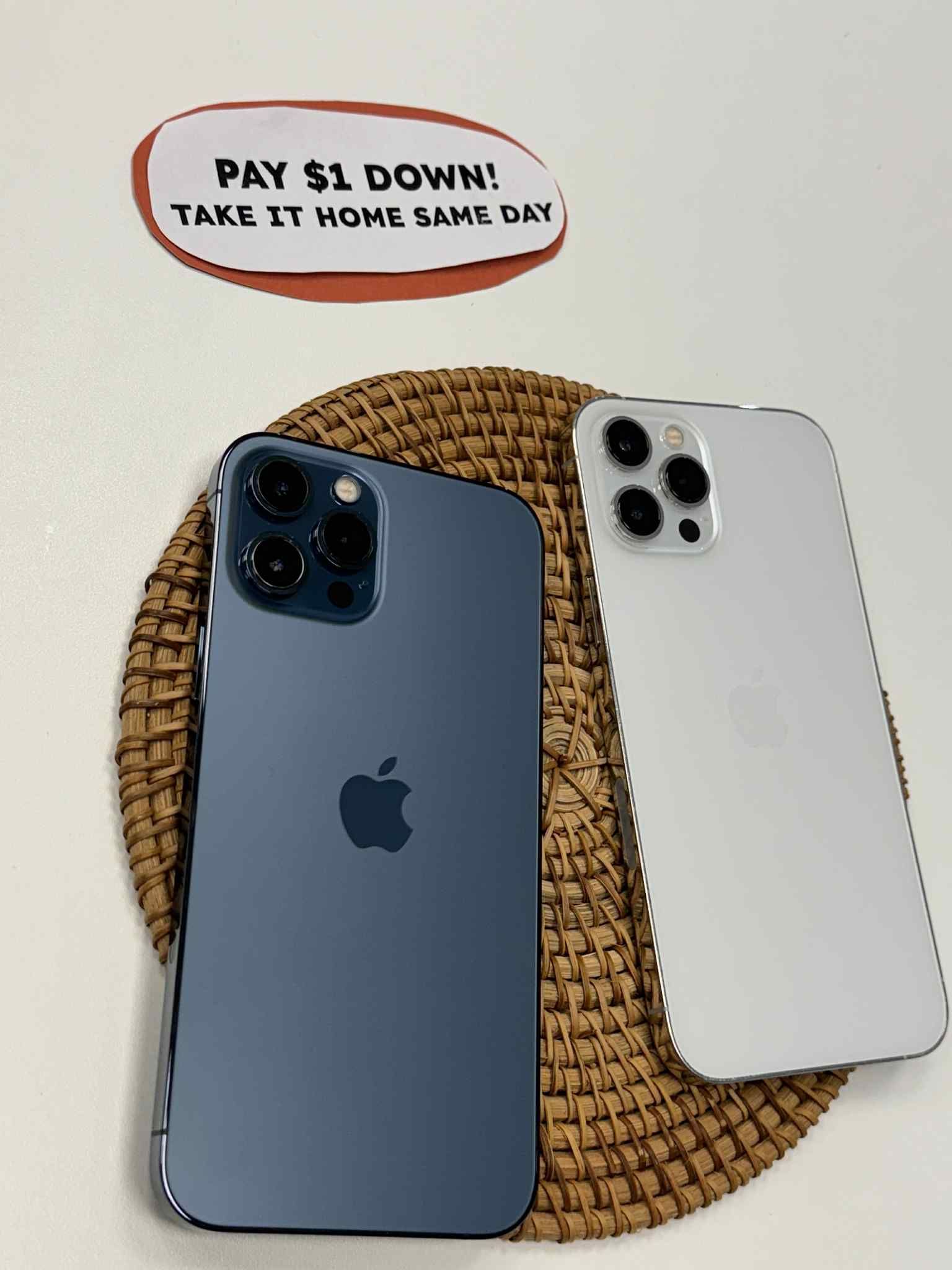 Apple iPhone 12 Pro Max - Pay $5 DOWN AVAILABLE - NO CREDIT NEEDED