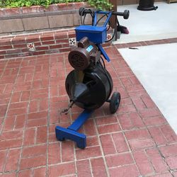 Comercial Heavy Duty Drain Snake Cable 3/4”x100’ Long Good  Conditions $700 