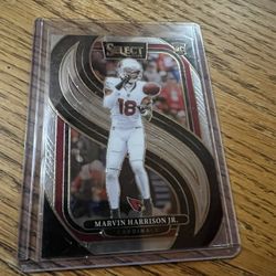 Marvin Harrison Jr Select Football Rookie Card