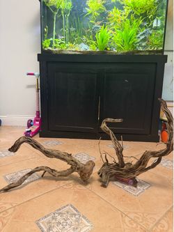 Seasoned aquarium driftwood
