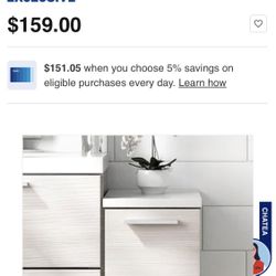 Style Selections Acadia 12-in White Bathroom Vanity with White Cultured Marble Top 