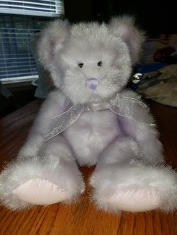 RUSSPLUS PURLE TEDDY BEAR