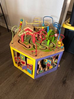 Wooden activity table