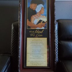 Beautiful Picture Of A Married Couple Called "With God We Can"